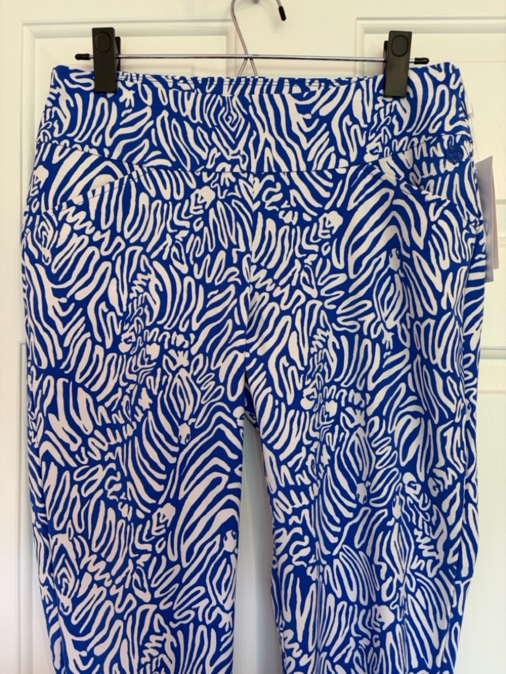 Lilly Pulitzer Corso Pant UPF 50+ in Martinique Blue, Size 8 NWT - Picture 4 of 12